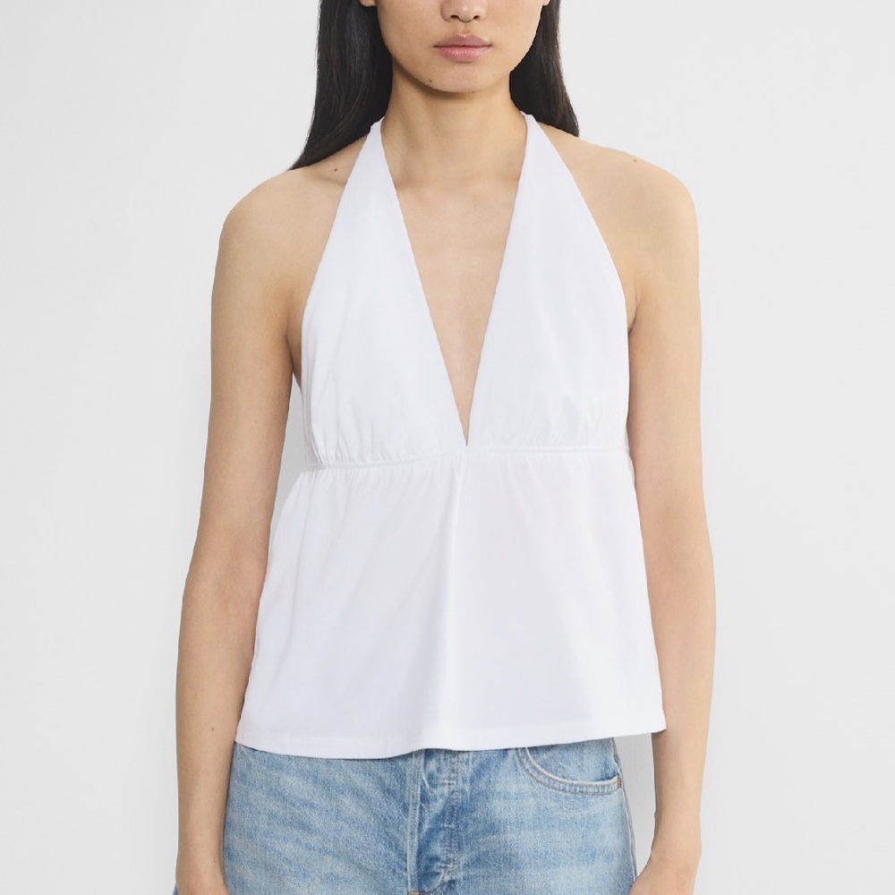 Aritzia Sunday Best White Caro Halter